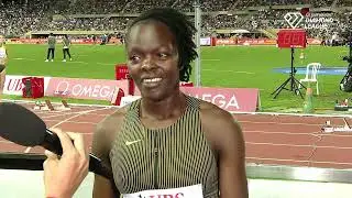 Mary Moraa Wins Lausanne Diamond League 800m in 1:57.91 [Interview]