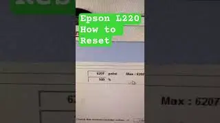 HOW TO RESET EPSON L220 | GJR Printer Repair