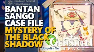 Bantan Sango Case File Mystery of the Black Shadow Genshin Impact