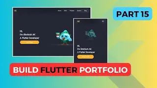 [Part 15] Flutter Web Tutorial - Build Portfolio Website in Flutter #flutterweb