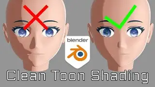 Clean Toon Face Shading with Object Normals in Blender