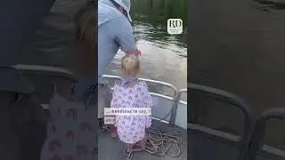 This little girl caught her first fish, and her reaction was the best!