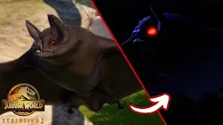 PREHISTORIC Vampire Bat With LUX Eyes! New Species & 4 New Mods For Jurassic World Evolution 2