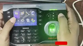 Setup setting in Fingerprint Machine ZKTeco  part 1 Eng sub