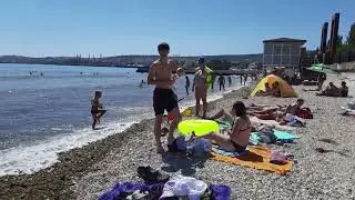 Beach Vlogs - When You're Black In Russian Beaches- CRIMEAN BEAUTIES