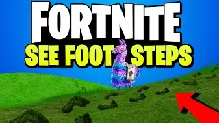 How to SEE Footsteps in Fortnite | Turn On Visible Sound Effects | PS5, Xbox, PS4, PC, Switch