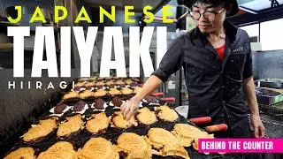 Behind the Counter at a local Japanese Taiyaki Sweets Shop