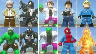 All Character Transformations in LEGO Marvel Super Heroes