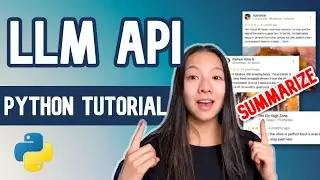 Using LLM API in Python to Generate Summaries | Python AI Tutorial