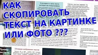 📝 Как скопировать текст с картинки без программ