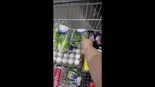 Grocery ng Bagong Sahod. Ilang trays ng itlog ang binili namin?