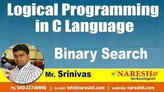 Binary Search | Logical Programming in C | by Mr.Srinivas