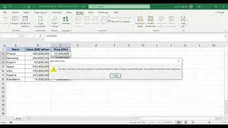 learn excel online - protect sheet in excel