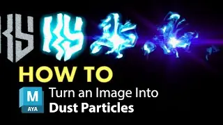 How To : Turn an Image Into Dust Particles in Maya