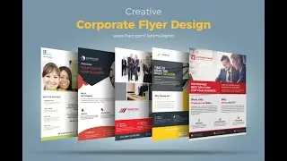 Create a creative, modern corporate flyer design