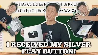 I RECEIVED MY SILVER PLAY BUTTON FROM YOUTUBE (PLUS A SPECIAL ANNOUNCEMENT)