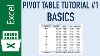 Excel Pivot Table Tutorial - Introduction for Beginners (Part 1)