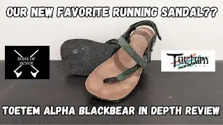 Toetem Alpha Black Bear Review/Best Running Sandals/Best Barefoot Sandals