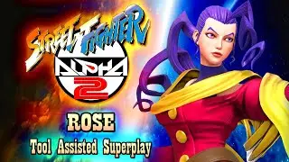 【TAS】STREET FIGHTER ALPHA 2 (ZERO TWO) - ROSE 🌹