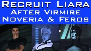 Mass Effect SECRET DIALOGUE - What Happens If You Recruit Liara AFTER Virmire, Noveria & Feros?