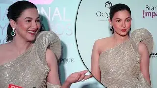 Gauahar Khan Stuns In Glittery Red Carpet Look At The International Quality Awards