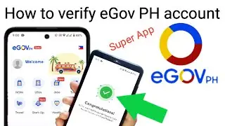 how to verify eGov PH super app account | paano mag verify ng account sa eGov PH super app