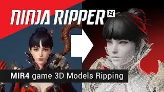 Ninja Ripper 2.0.6 beta | How to rip 3D Models from MIR4 game