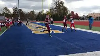 Muskegon QB Cameron Martinez following 7 touchdown performance in playoff game vs Marquette