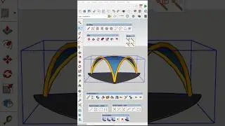 The FASTEST Way to create a tent in SketchUp, using 1001bit plugin and sandbox plugin! #1001bittools