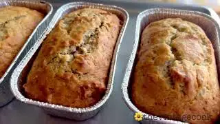 Moist Banana Bread (with or without nuts)