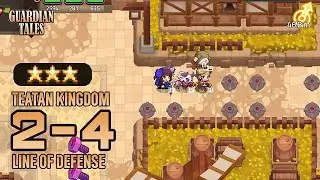 World 2-4 | Line of Defense (ENG Sub | JP Dub)【Guardian Tales】