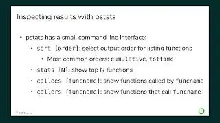 Understanding Performance With Profiling