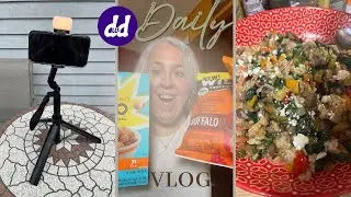 Vlog | Snack Haul| | Savory Oatmeal Bowl | Marchpower Cell Phone Selfie Stick /Tripod