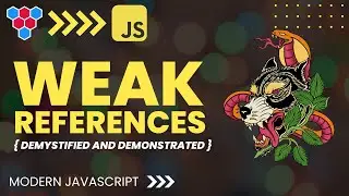 WeakRef - JavaScript Strong vs Weak references // Advanced JavaScript