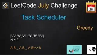task scheduler | task scheduler leetcode | leetcode 621 | greedy