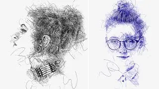 Ink Pen Sketch Photoshop Effect | Adobe Photoshop Tutorial