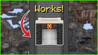 Building a Working Elevator in Minecraft (using create mod)