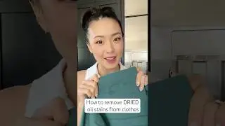How to remove DRIED grease stains from clothes 🧺 