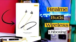 Realme Buds Wireless Deep Bass Unboxing - 12 Hours Battery Backup with Magnetic Control - Hindi