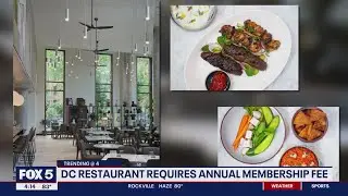 DC restaurant requires annual membership fee