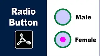 How to Add Radio Button in a Fillable PDF form using Adobe Acrobat Pro 2020