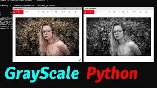 python tutorials: convert RGB image to grayscale in python opencv (2019)