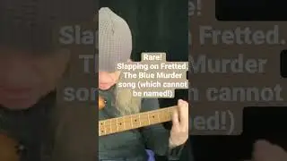 Tony Franklin. Rare! Slapping on fretted. The Blue Murder song (which cannot be named!).. 🤪🤷‍♂️