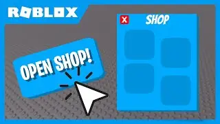 How to Make a SHOP GUI in ROBLOX STUDIO!