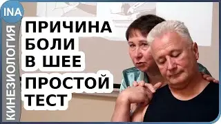 Причина боли в шее. Простой тест. Прикладная кинезиология. Проф. Л.Ф.Васильева