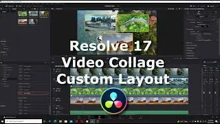 Resolve 17 Video Collage Custom Layout