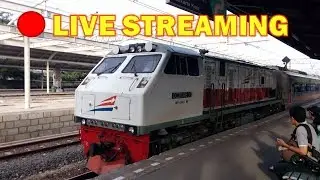 🔴 [RECORDED LIVE] Hunting Kereta Api Spesial Awal Tahun 2019 | 2 Januari 2019