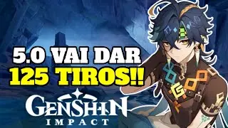 MELHOR ANIVERSÁRIO!! 5.0 VAI DAR 125 TIROS F2P!!! GENSHIN IMPACT