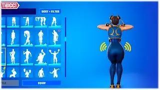 Fortnite 'SWEET SHOT' Emote BUT Every Second is a DIFFERENT FEMALE Character.. (100% SYNC) 😍❤️