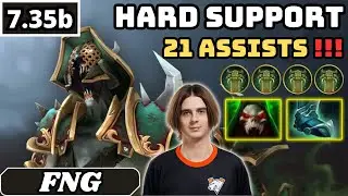 7.35b - Fng UNDYING Hard Support Gameplay 21 ASSISTS - Dota 2 Full Match Gameplay
